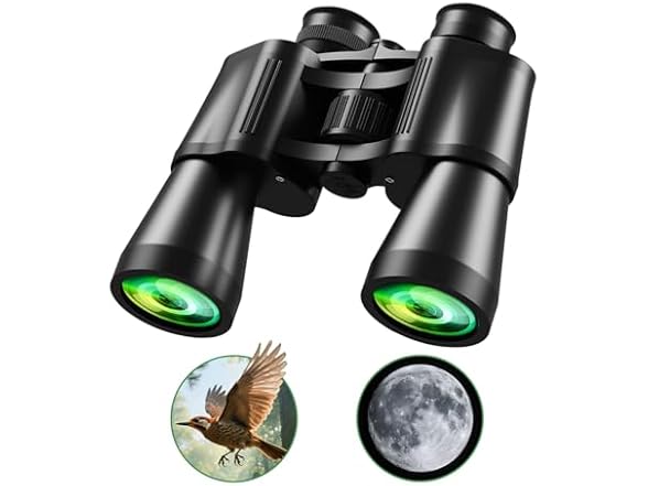 MAGNIDOG 10x50 Binoculars w/ HD Optics