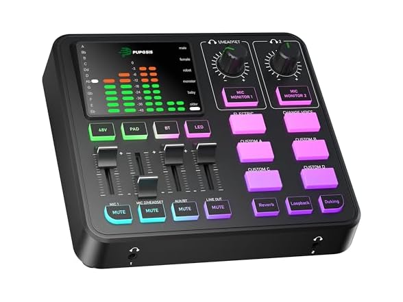 PUPGSIS Gaming Audio Mixer