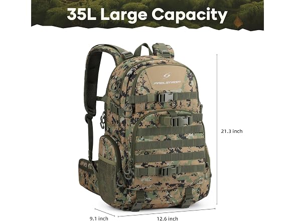 Maelstrom Tactical Backpack, 40L Military Bag
