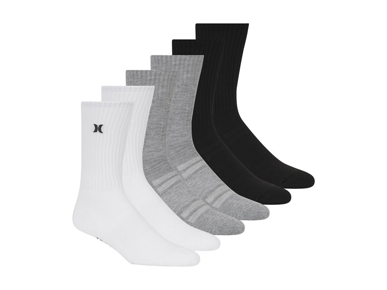 Hurley Men's 12-Pairs Crew Socks