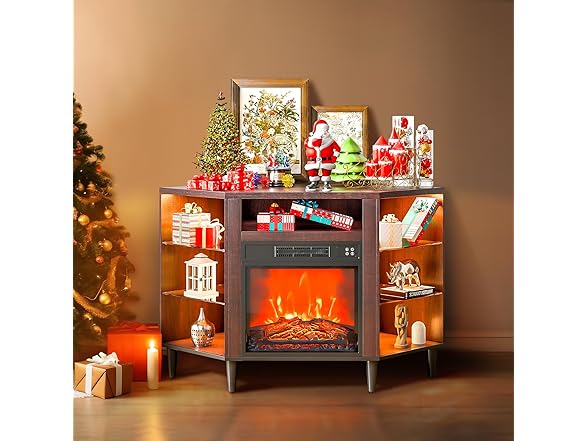VEVOR Electric Fireplace TV Stand