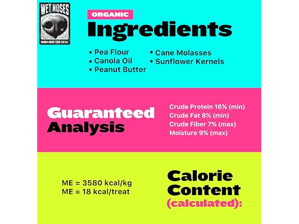 Wet Noses Organic Crunchy Dog Treats – All-Natural
