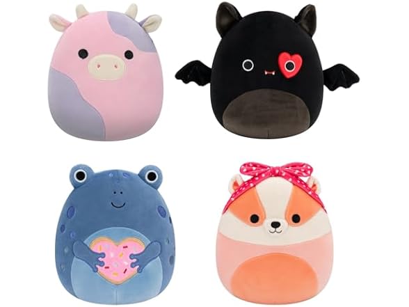 Squishmallows Original Valentine’s Day 4PK