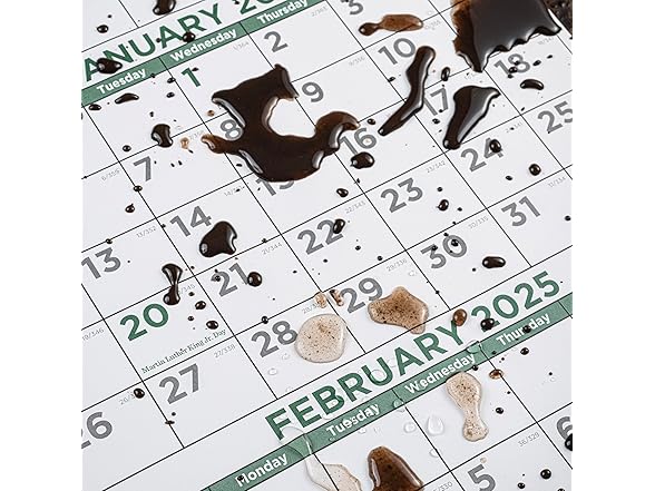 2025 Three Month Wall Calendar