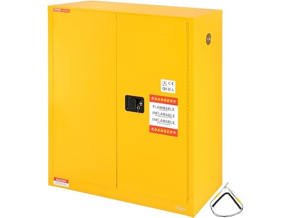 Flammable Storage Cabinet 34 Gal, 43.1x18.1x50.1
