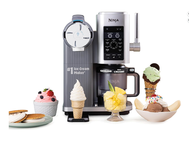$249.99, Was $349.99, 28% Off! (NEW!) Ninja CREAMi Scoop & Swirl Ice Cream Maker dealfomo