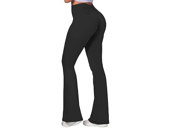 Sunzel Flare Scrunch Leggings 30in S Black