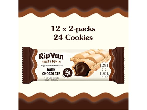 (24ct) Rip Van Crispy Dunes - Dark Chocolate