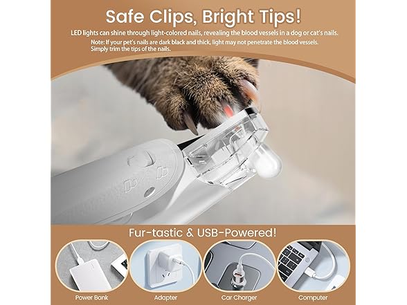 2 in 1 Dog & Cat Nail Clippers