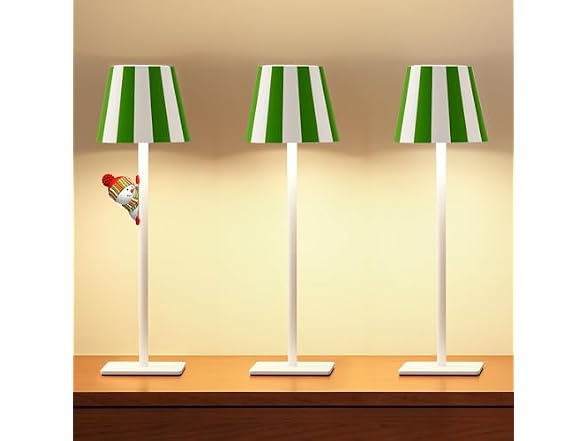 3 Pack Cordless Table Lamp, Battery