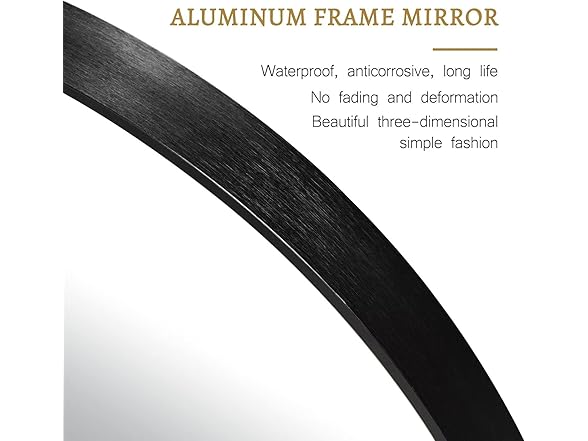 NeuType Round Mirror Circle 28" Mirror