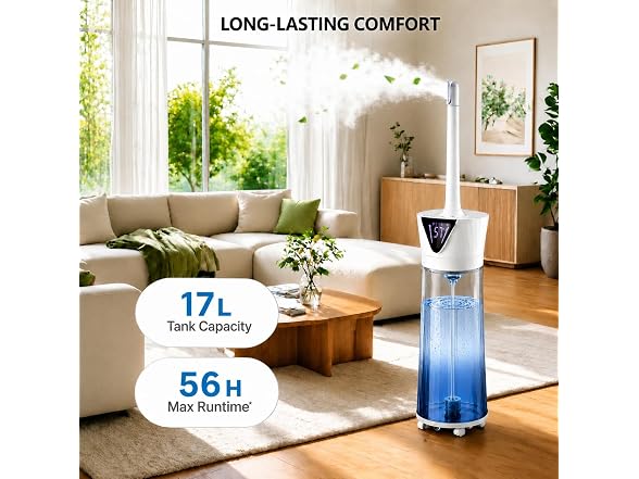 MONISEN 17L Ultra Quiet Smart Humidifier