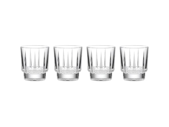 Reed & Barton Estate Double Old Fashioned Glasses, Set Of 4