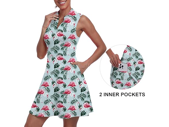 Ggov Women Two Piece Shorts 19 Flamingo Print