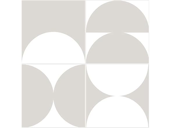Eclipse Peel & Stick Tiles, white/Off white 10pc