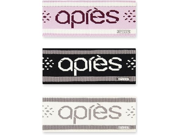 Spyder Womens Intarsia Apres Ski Knit Headband
