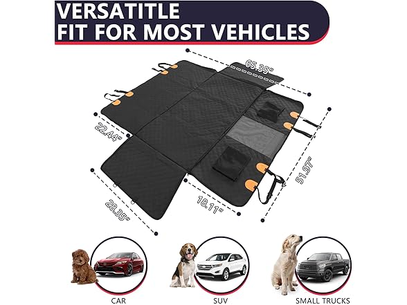 PENSUN Back Seat Extender for Dogs