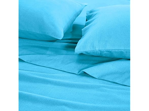Superior Flannel Brushed Cotton Bed Sheet Set