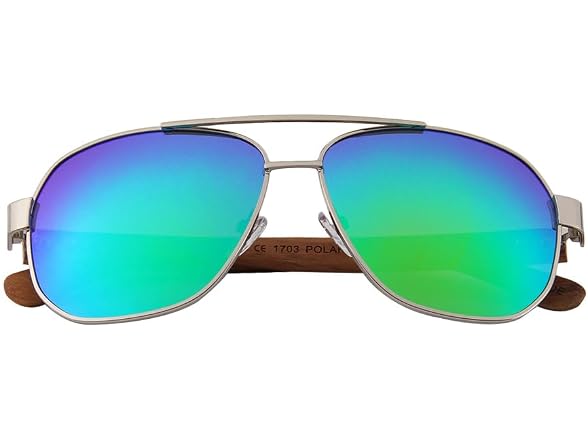 Tucci Italy Black Aviator Sunglasses