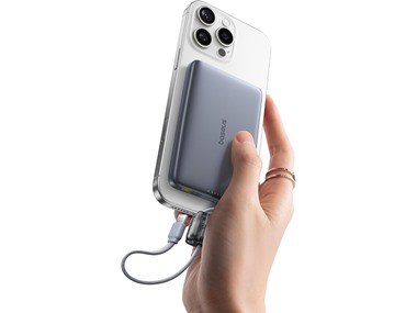 $34.99, Was $69.99, 50% Off! Baseus Picogo Qi2 .5" Ultra Slim Power Bank | 10K mAh 15W dealfomo