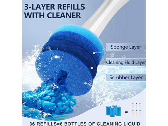 CAKILA 10-in-1 Electric Toilet Scrubber