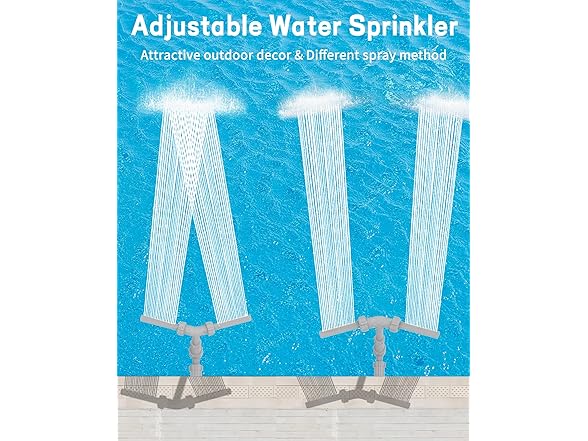 Pool Waterfall Fountain Water Sprinkler