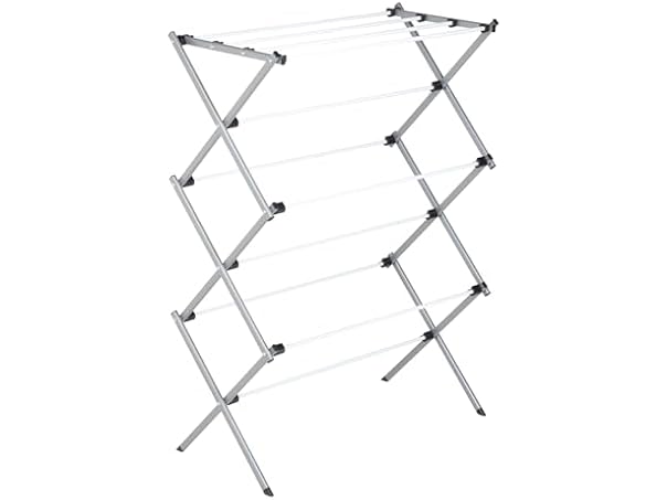 $18.99, Was $32.43, 41% Off! Honey-Can-Do Deluxe Metal Collapsible Clothes Drying Rack dealfomo