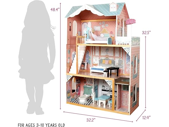 Doll House Large Blue