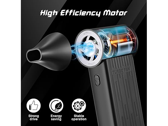 ALFFAA Electric Air Duster 3 Gear 