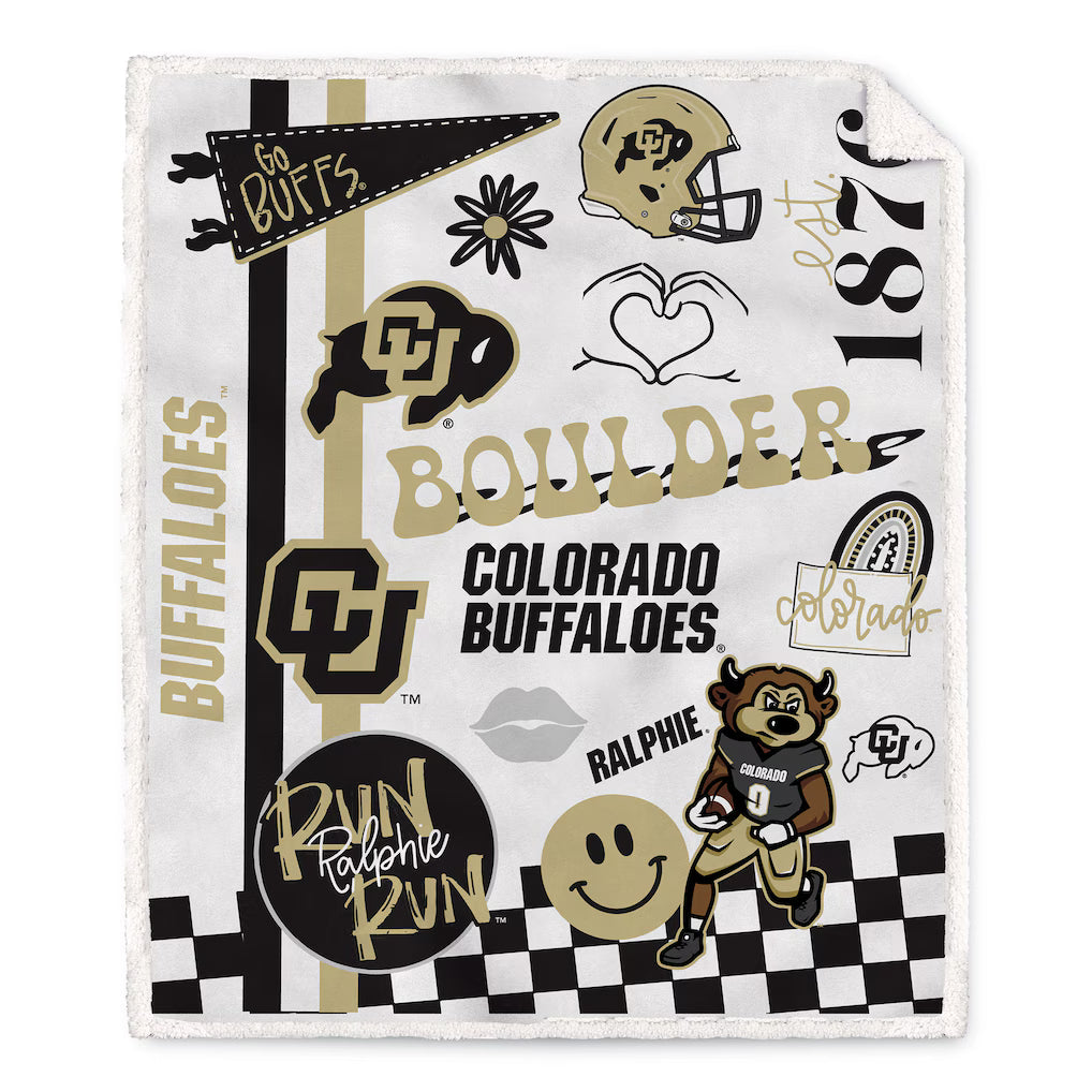 NCAA College Town Sherpa Blanket (60 x 70) - Gallery 7