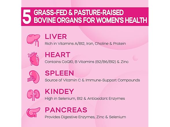 Beef Organ Supplement for Women