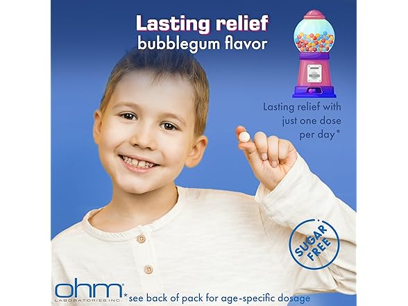 Ohm Kids Allergy Medicine, 30ct