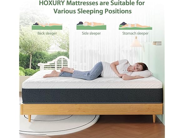 HOXURY Full Mattress, 10 Inch Memory Foam