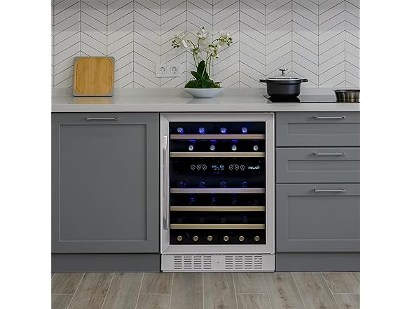 Newair Dual Zone Wine Fridge - 46 Bottles