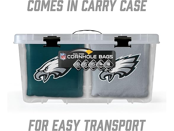 PHILADELPHIA EAGLES Set of 8 Cornhole Bags