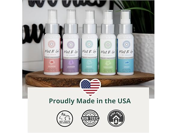 Mist N Go by Omaze Travel Bathroom Spray