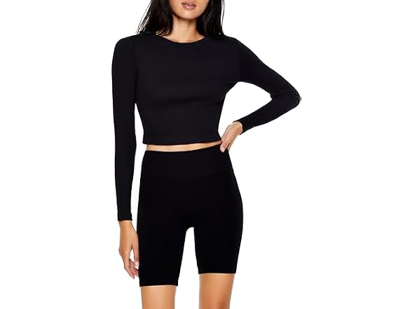Forever 21 (XS) Cotton-Blend Crop Top