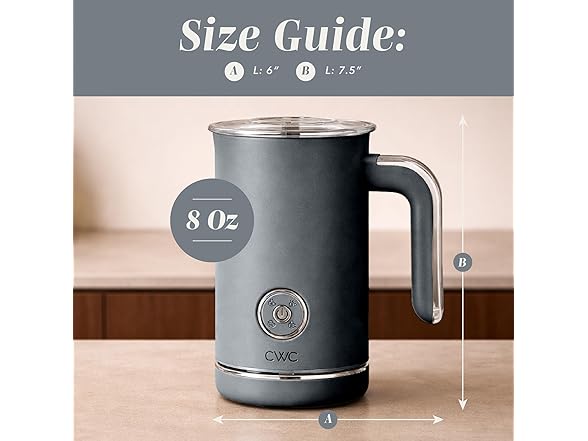 COOK WITH COLOR 4-in-1 Milk Steamer
