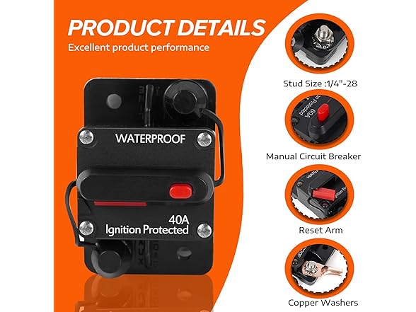 Buddy par exce 40 Amp Circuit Breaker