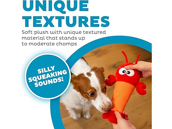 Outward Hound Coated Critterz Dog Toy – Plush