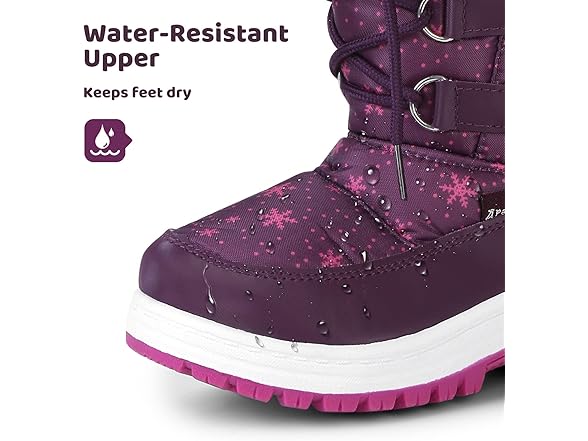Girl Fur Winter Warm Snow Boots