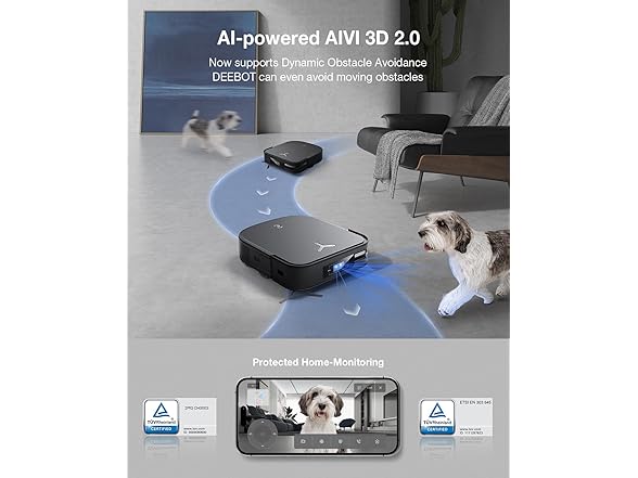 ECOVACS DEEBOT X2 Combo Robot Vacuum and Mop