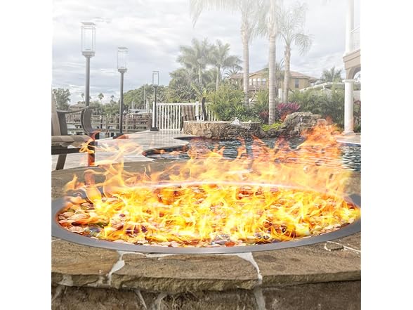 18 inch Round Stainless-Steel Fire Pit Burner