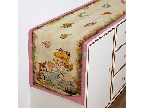 Racenaf Vintage Easter Table Runner