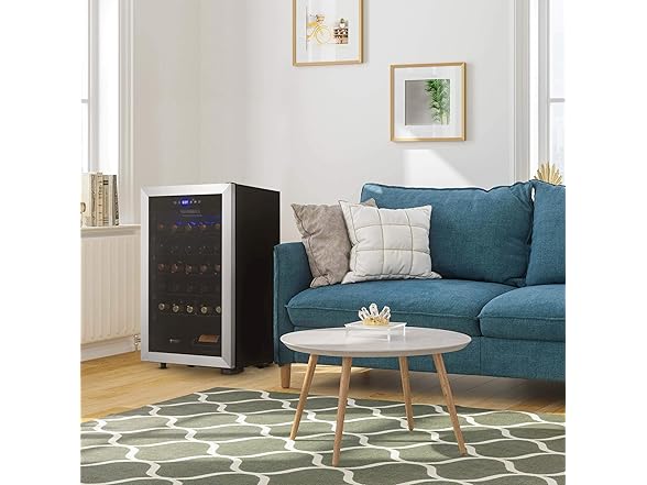 Newair Freestanding Wine Fridge - 33 Bottles
