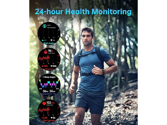 OUKITEL GPS and Bluetooth Military Smart Watch