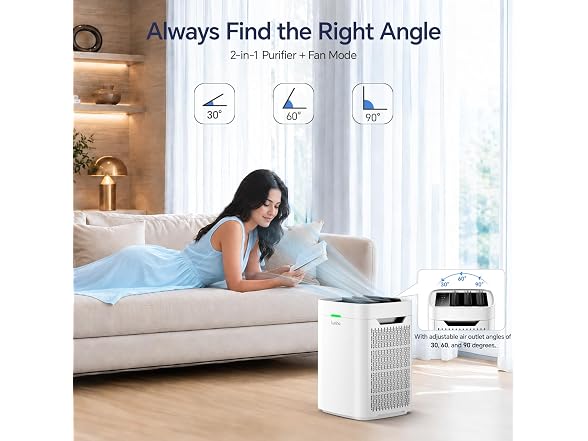 Lunino Air Purifier for Large Rooms