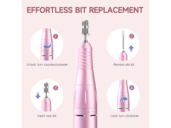 HQMPHQ Professional Nail Drill Electric File