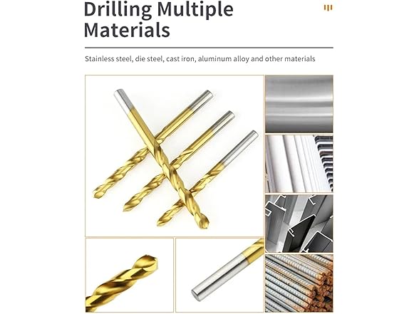 HERYBDCK AAP-Tool-146 3 Pcs Twist Drills