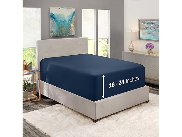 Hearth & Harbor Fitted Sheet Extra Deep